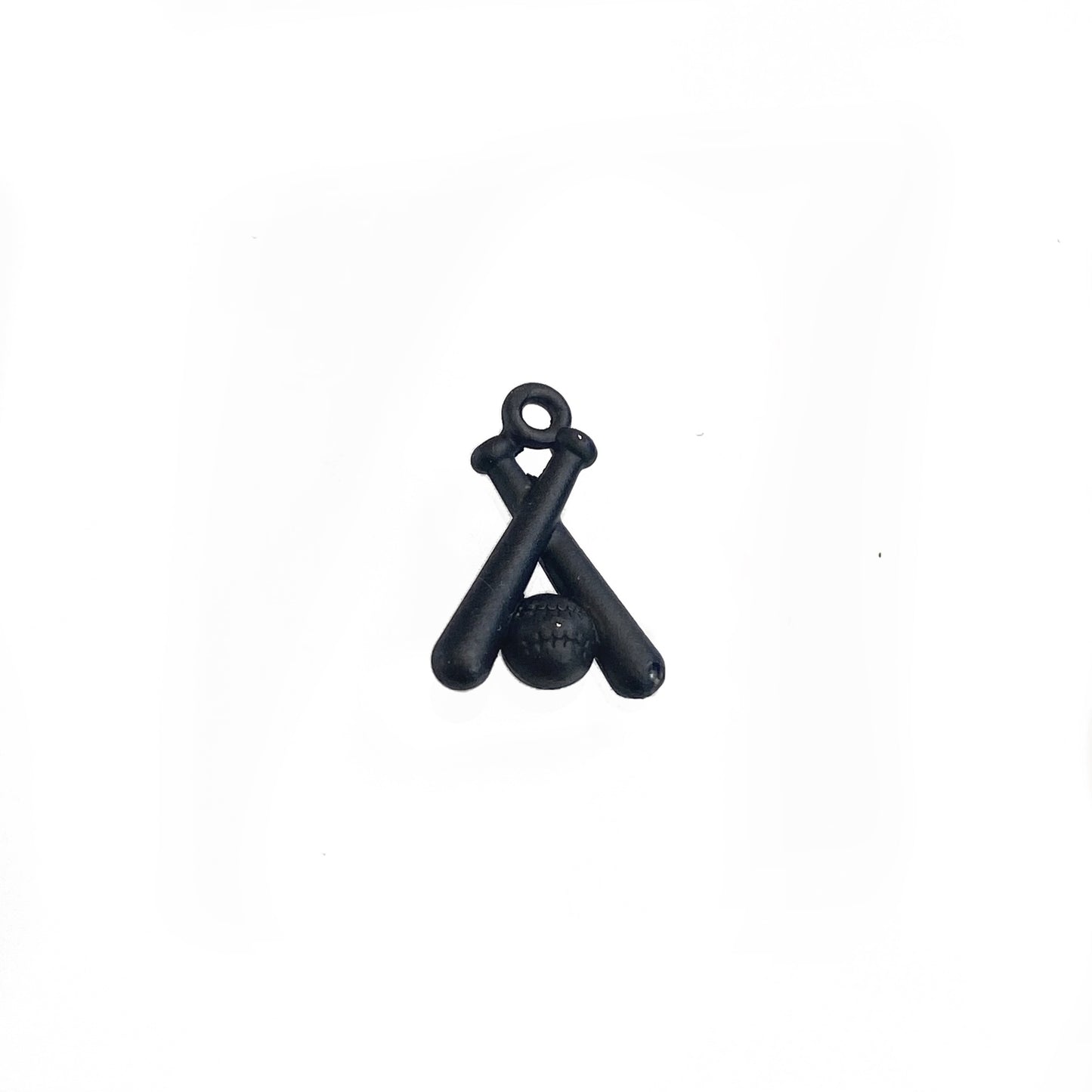 Black Baseball Charms