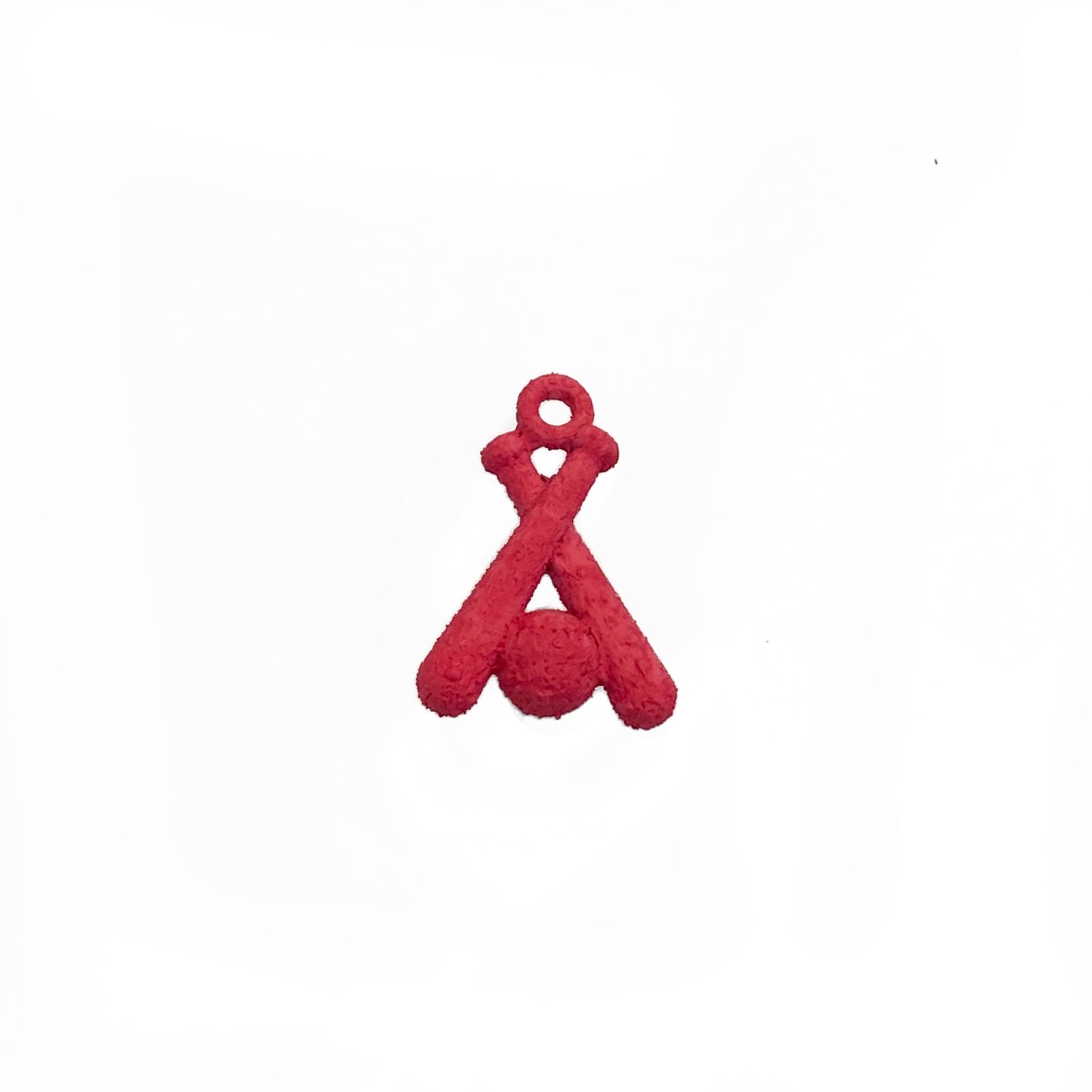 Red Baseball Charms
