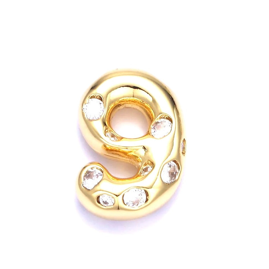 Bubble Number Necklace