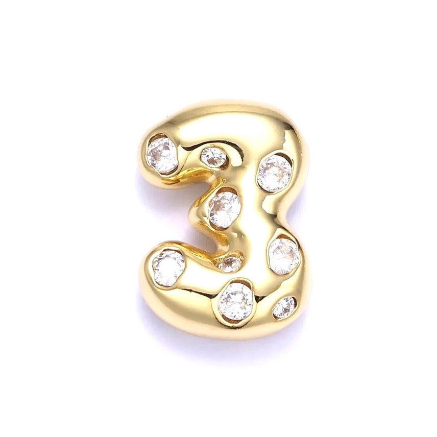 Bubble Number Necklace