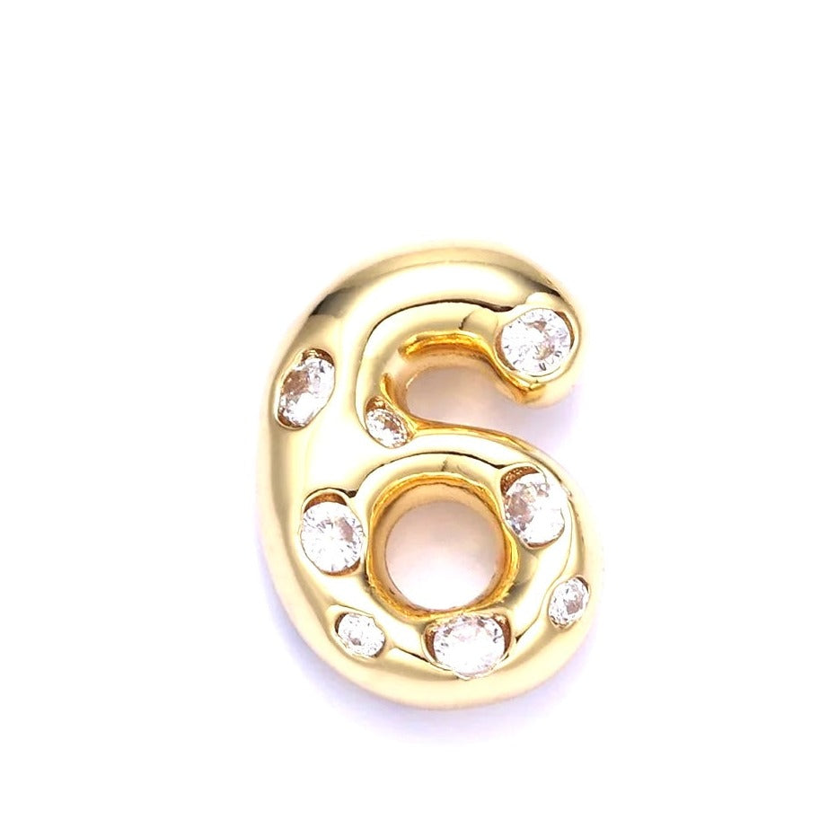 Bubble Number Necklace